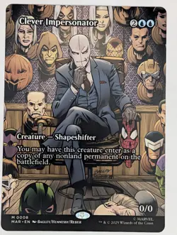 (Regular) Clever Impersonator (Borderless) (0008) Spider-Man Mtg NM - Image 1