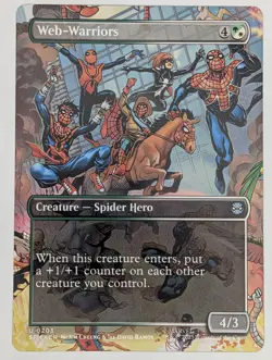 (Regular) Web-Warriors (Borderless) (0203) Spider-Man Mtg NM - Image 1