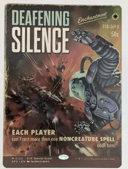 (Regular) Deafening Silence (Showcase) (0120) Edge of Eternities Mtg NM - Image 1