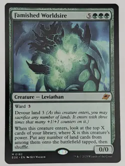 (Regular) Famished Worldsire (0182) Edge of Eternities Mtg NM - Image 1