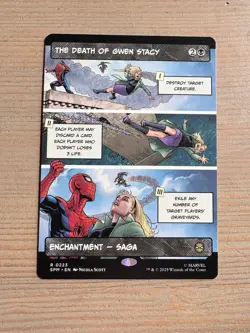 The Death Of Gwen Stacy - 223 - MTG: Marvel’s Spider-Man - Borderless - Rare - Image 1