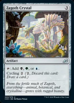Zagoth Crystal - Light Play MTG Ikoria: Lair of Behemoths - Image 1