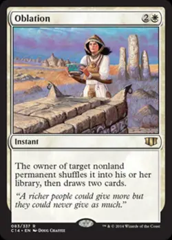 Oblation - Medium Play MTG Commander 2014 Edition - Image 1