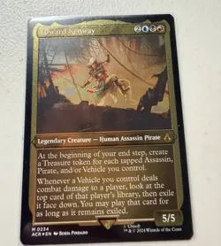 Edward Kenway - Foil Etched Assassin's Creed NM MTG - Image 1