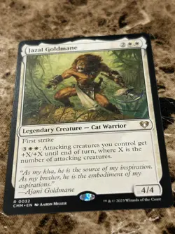 JAZAL GOLDMANE Magic MTG Commander Masters - Image 1