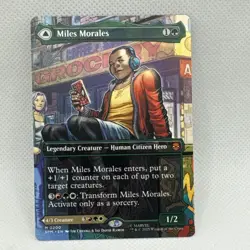 MTG - Miles Morales (0200) (Borderless) Marvel's Spider-Man Regular NM - Image 1