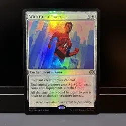 With Great Power... - Foil - SPM - MTG - EN - NM - 0024 - Image 1