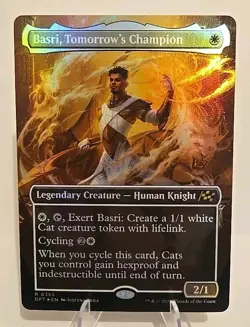 Basri, Tomorrow's Champion (Borderless) MTG Aetherdrift Foil - Image 1