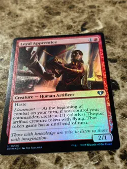 LOYAL APPRENTICE Magic MTG Commander Masters Foil - Image 1
