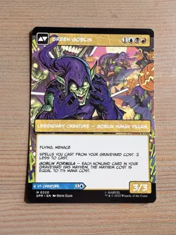 Norman Osborn / Green Goblin - 220 -MTG: Marvel’s Spider-Man -Borderless -Mythic - Image 2