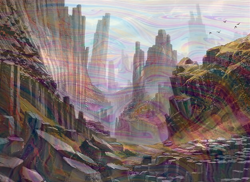 Foil Wind-Scarred Crag - Foundations | MTG Card - Image 2