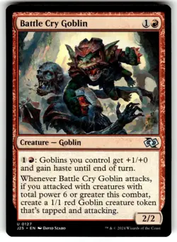 Battle Cry Goblin Foundations Jumpstart Regular MTG - Image 1