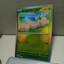 2025 Pokemon Prismatic Evolutions EXEGGCUTE 001/131 Poke Ball - Image 2