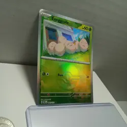 2025 Pokemon Prismatic Evolutions EXEGGCUTE 001/131 Poke Ball - Image 3