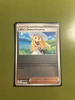 Lillie's Determination (Reverse Holo) 119/132 Uncommon Pokemon Mega Evolution - Image 1
