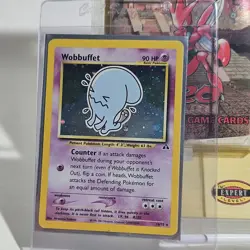 2001 Pokemon Neo Discovery Double Blister 2 Booster Packs Opened X2 Wobbuffet - Image 3