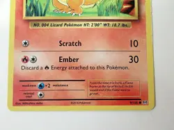 Pokemon Charmander 60HP 2016 9/108 Basic Used Condition Fire Type - Image 2