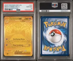 2025 POKEMON MEG EN-MEGA EVOLUTION MEGA HYPER RARE #187 MEGA GARDEVOIR EX PSA 10 - Image 2