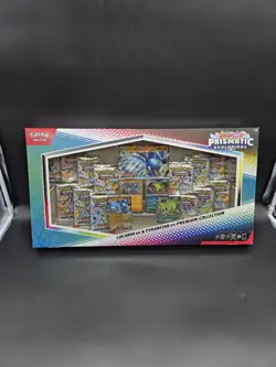 Pokemon Prismatic Evolution Lucario Ex Tyranitar Ex Premium Collection. - Image 1
