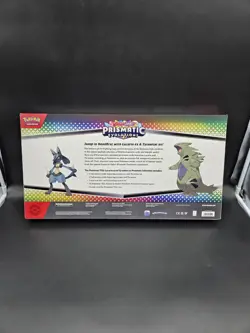 Pokemon Prismatic Evolution Lucario Ex Tyranitar Ex Premium Collection. - Image 2