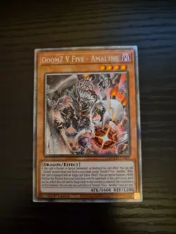 Yugioh Doom of Dimensions - DoomZ V Five - Amalthe - DOOD-EN009 STARLIGHT RARE - Image 1