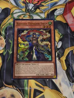 Yugioh! 1x Radiant Typhoon Swen DOOD-EN014 Ultra Rare 1st Ed NM - Image 1