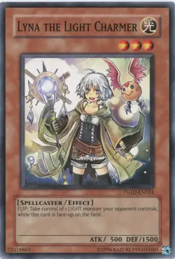 Lyna The Light Charmer TSHD-EN024 Common YuGiOh TCG Card - Image 1