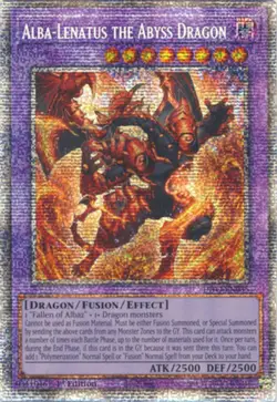 Yugioh! Alba-Lenatus the Abyss Dragon - DIFO-EN035 - Starlight Rare - 1st Editio - Image 1