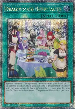 Yugioh! Dragonmaid Hospitality (Alternate Art) - RA03-EN068 - Quarter Century Se - Image 1