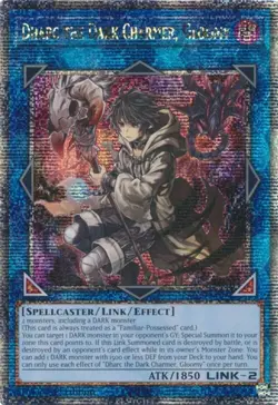 Yugioh! Dharc the Dark Charmer, Gloomy - RA03-EN048 - Quarter Century Secret Rar - Image 1