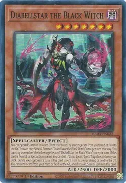 Yugioh! Diabellstar the Black Witch - RA03-EN032 - Super Rare - 1st Edition Near - Image 1