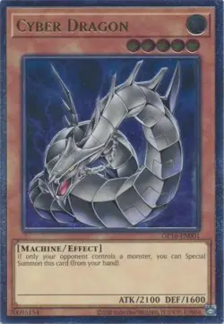 Yugioh! Cyber Dragon (Alternate Art) - OP16-EN001 - Ultimate Rare - Unlimited Ed - Image 1