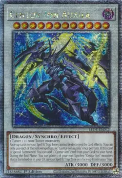 Yugioh! Centur-Ion Auxila - LEDE-EN042 - Quarter Century Secret Rare - 1st Editi - Image 1