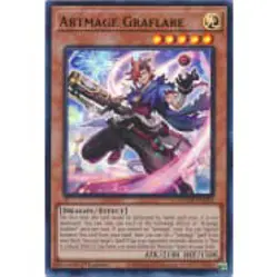 Yugioh! Artmage Graflare - DUAD-EN010 - Ultra Rare - 1st Edition Near Mint, Engl - Image 1