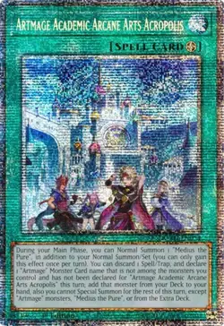Yugioh! Artmage Academic Arcane Arts Acropolis - DUAD-EN054 - Starlight Rare - 1 - Image 1