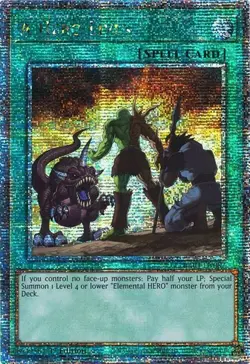 Yugioh! A Hero Lives - RA04-EN087 - Quarter Century Secret Rare - 1st Edition Ne - Image 1