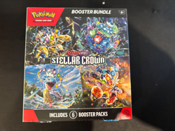 Pokemon Trading Card Scarlet & Violet 7 Stellar Crown 6 Pack Booster Bundle - Image 1