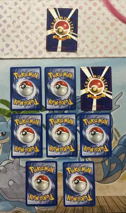Vintage Pokemon Card Lot WOTC Holo Fire Blastoise Gyarados Vaporeon Ampharos - Image 2