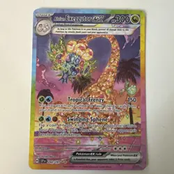 Alolan Exeggutor EX 242/191SV08: Surging Sparks Holo Card NM/M Condition - Image 1
