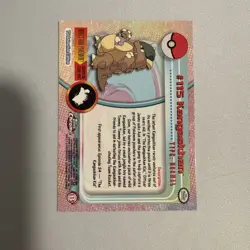 Topps Chrome Series 2 Kangaskhan #115 Pokemon Card LP - Image 2