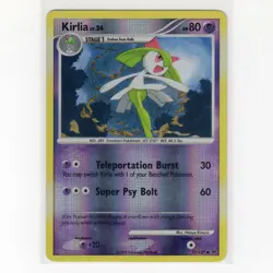 Pokemon TCG Kirlia 51/127 Platinum Base Set Reverse Holo Card EN-LP 2009 - Image 1