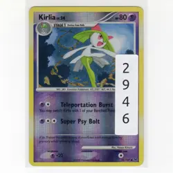 Pokemon TCG Kirlia 51/127 Platinum Base Set Reverse Holo Card EN-LP 2009 - Image 3