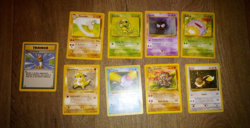 Lot of 9 Pokemon cards Early WOTC - Image 1
