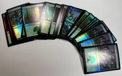 Foil Lands basics LOT of 239 cards MTG Magic the Gathering - Image 3