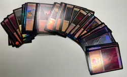 Foil Lands basics LOT of 239 cards MTG Magic the Gathering - Image 5