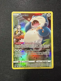 Snorlax TG10/TG30 Lost Origin Full Art Ultra Rare Holo Pokemon Card - Image 1