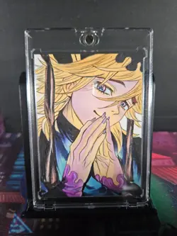 Doma / Douma Upper Rank Hand Drawn 1/1 Auto Sketch Art Card Studio Demon Slayer - Image 1