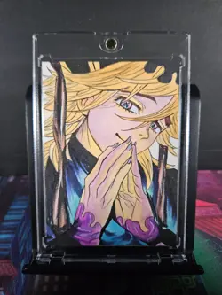 Doma / Douma Upper Rank Hand Drawn 1/1 Auto Sketch Art Card Studio Demon Slayer - Image 2