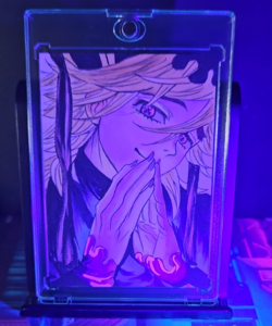Doma / Douma Upper Rank Hand Drawn 1/1 Auto Sketch Art Card Studio Demon Slayer - Image 5