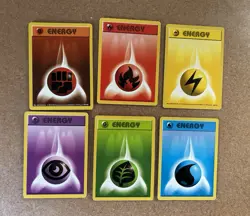 Shadowless Energy Base Set Pokemon Card Lot Vintage WOTC - Image 1